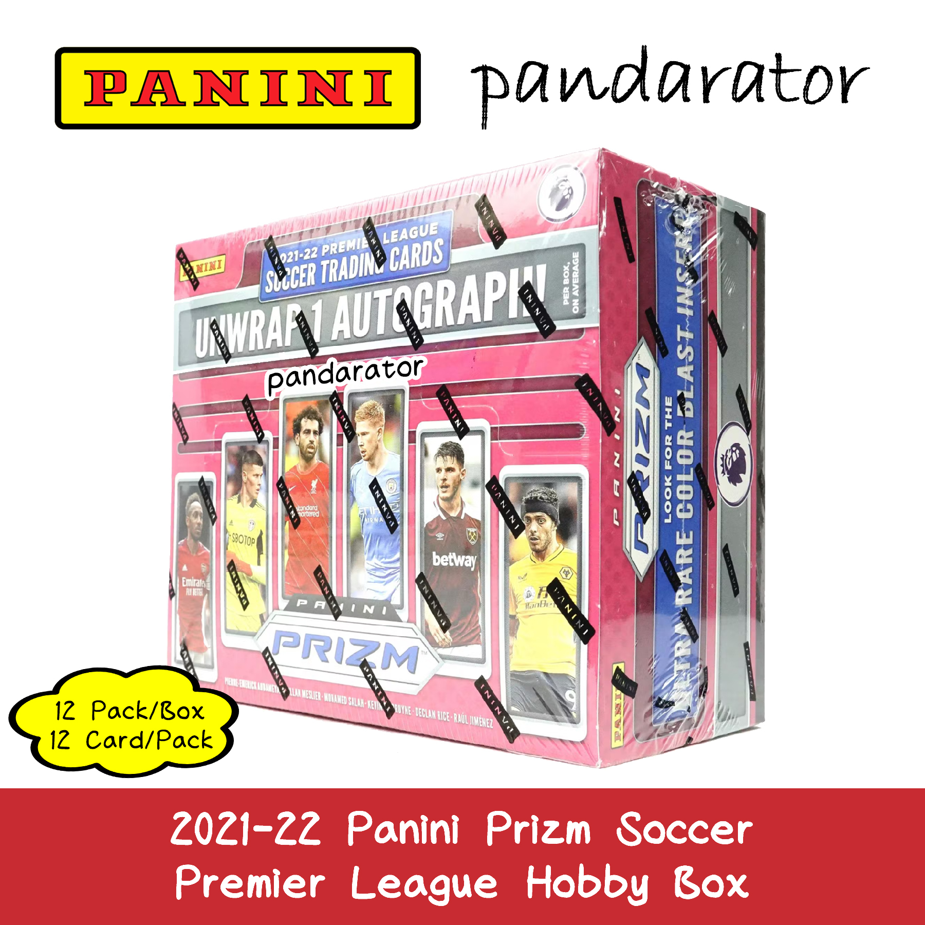 2021 22 Panini Prizm Premier League Soccer Hobby Box