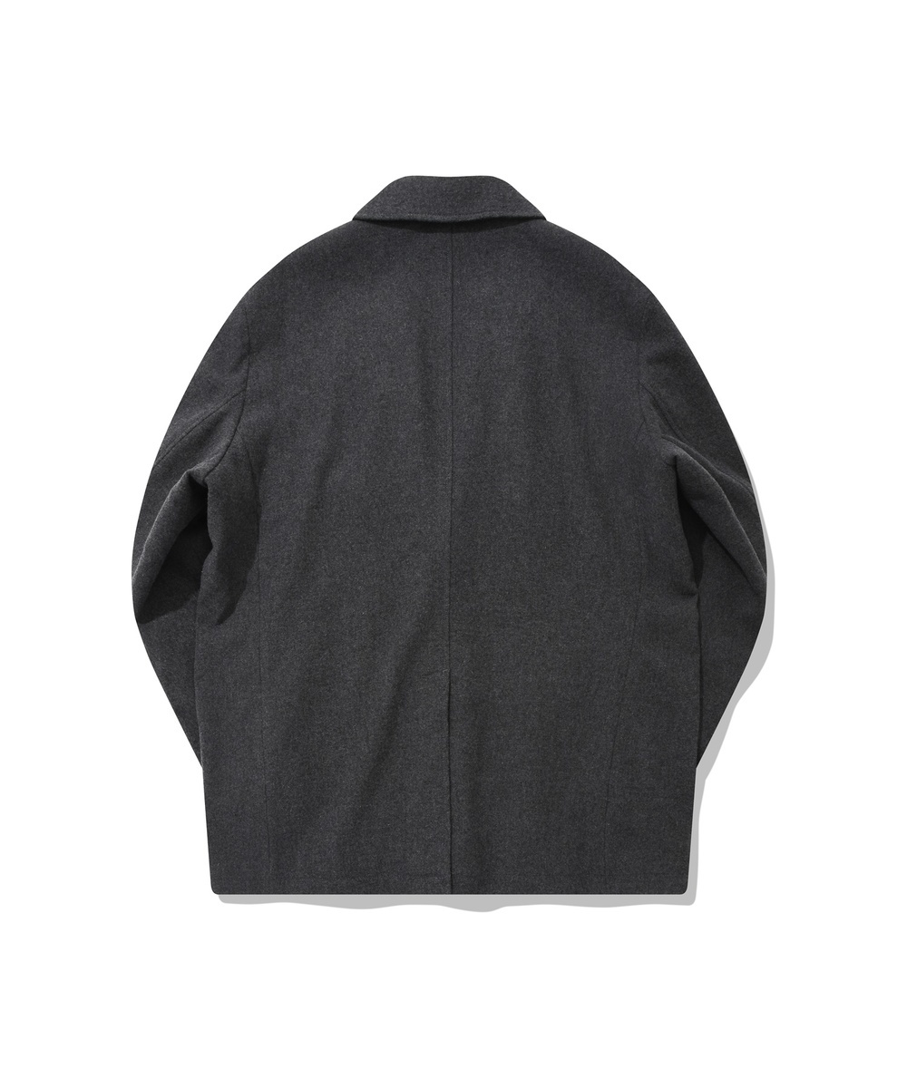 COVERNAT 羊毛 舒適 夾克外套 大衣  木炭色