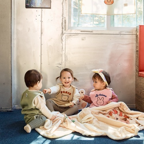 𝐃𝐨𝐭 𝐭𝐨 𝐃𝐨𝐭 環遊paris微纖維毛絨睡眠背心