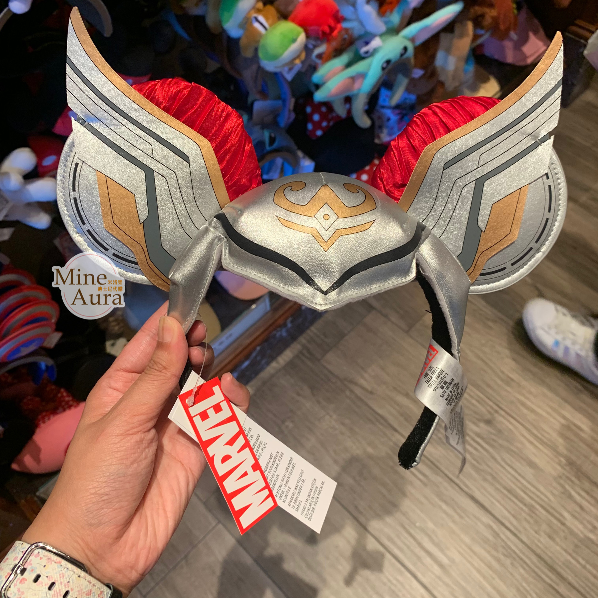 雷神索爾 Thor 米奇耳朵造型 髮圈 髮箍 漫威 Marvel -香港迪士尼樂園
