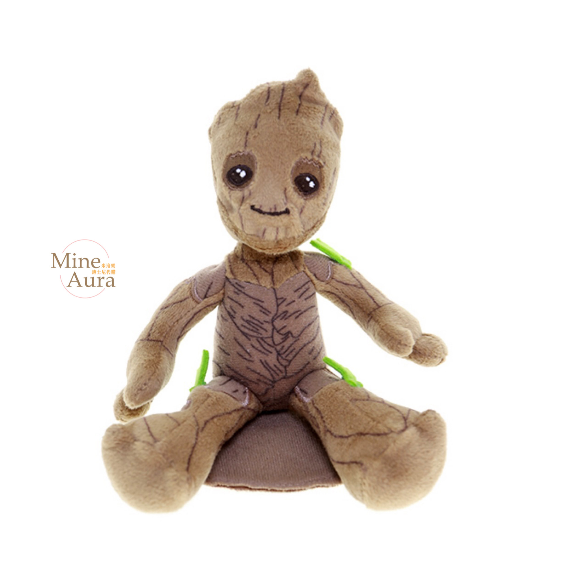 格魯特 Groot 磁鐵 坐肩 絨毛 娃娃 公仔 星際異攻隊 漫威 Marvel -香港迪士尼樂園