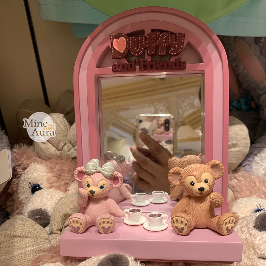 達菲 Duffy 雪莉玫 ShellieMay 造型桌鏡 擺飾品 -香港迪士尼樂園