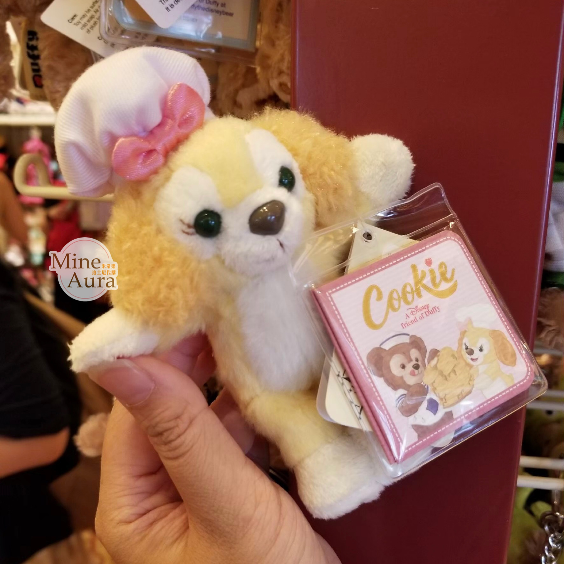 可琦安 餅乾 CookieAnn 絨毛 磁鐵 公仔 -香港迪士尼樂園