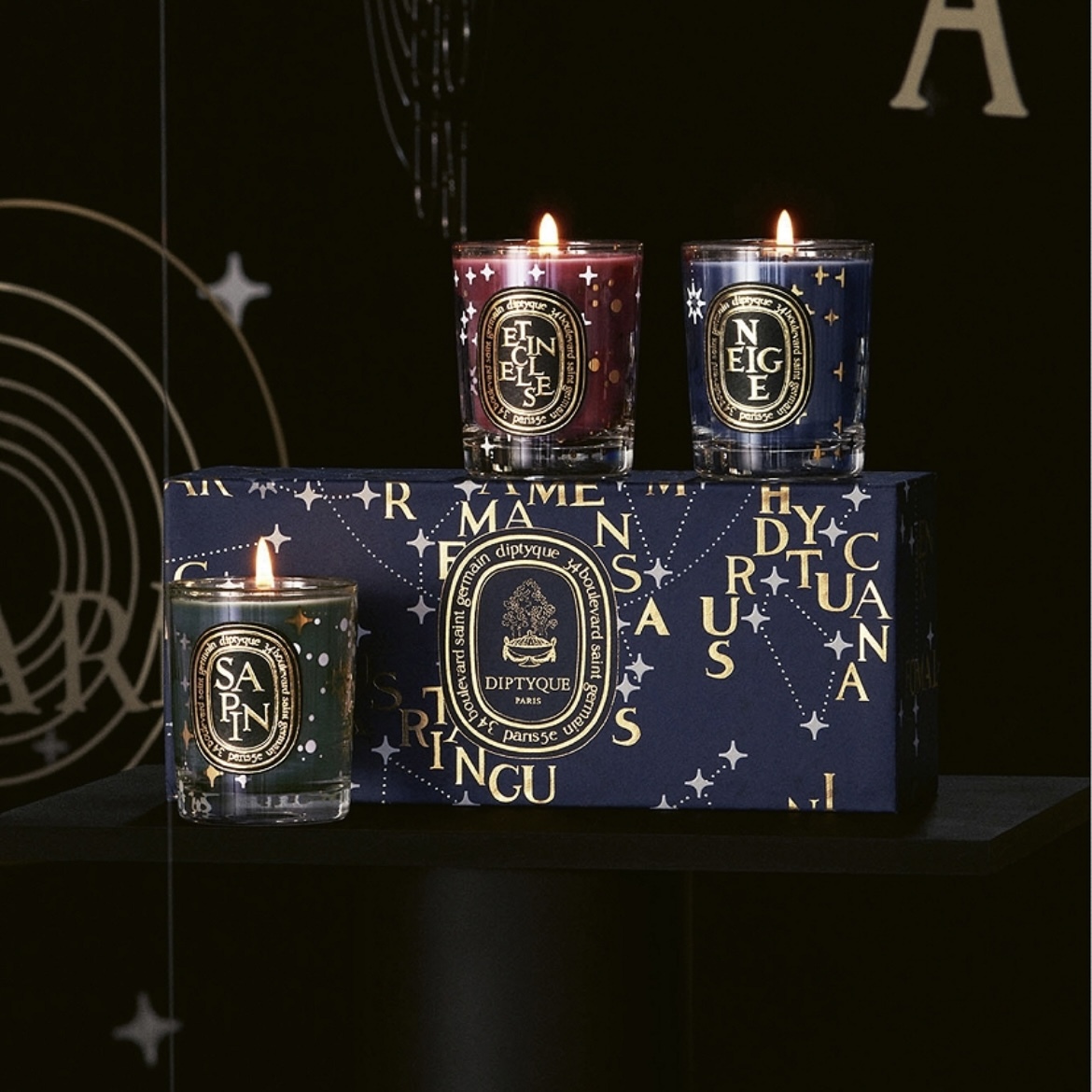 [節日限定] Diptyque - Three Starry Skies Candle Set 禮盒裝