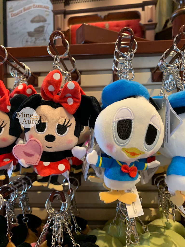 (現貨) 米妮 Minnie 愛睏臉 睡顏 絨毛 鑰匙圈 吊飾 奇奇蒂蒂 Chip 'n Dale -香港迪士尼樂園