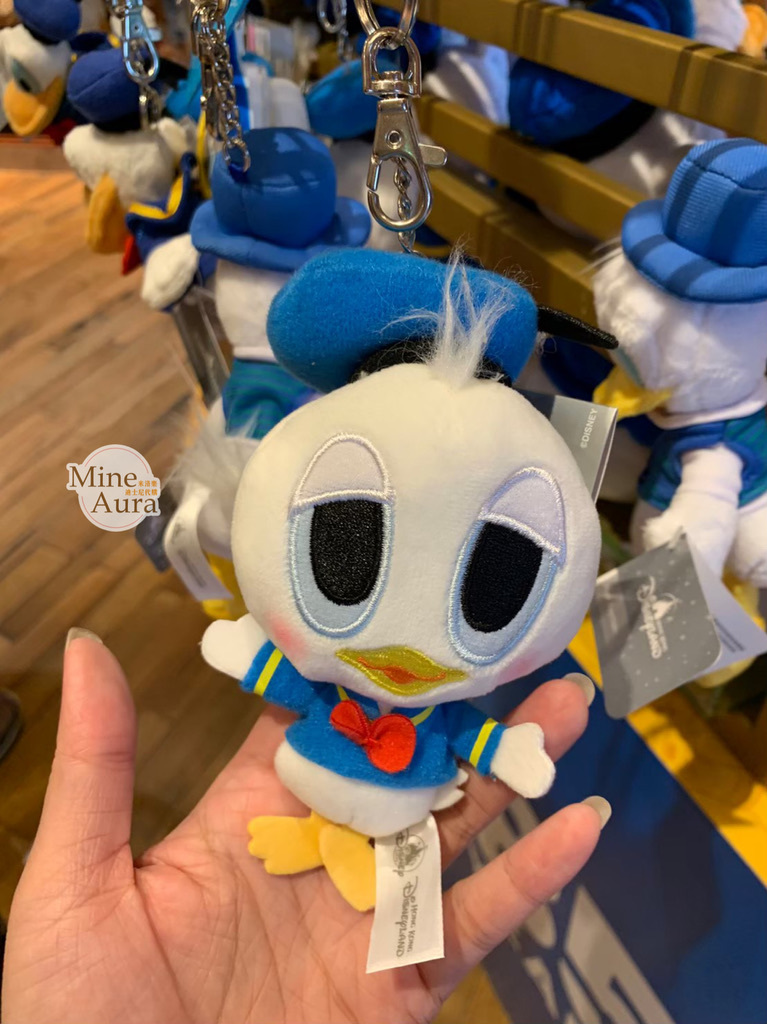 (現貨) 唐老鴨 Donald 愛睏臉 睡顏 絨毛 鑰匙圈 吊飾 奇奇蒂蒂 Chip 'n Dale -香港迪士尼樂園