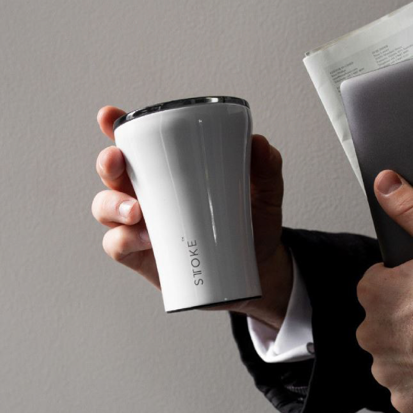 【Hook's嚴選】STTOKE｜精品陶瓷隨行手冲掛耳咖啡杯 8oz/240ml (多色可選)