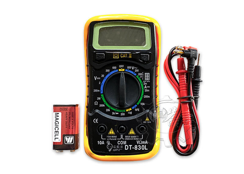 ＊中崙五金【附發票】防震型 專業液晶螢幕 數位電錶 F165C 附夜間照明+蜂鳴器+記憶功能 數字電表