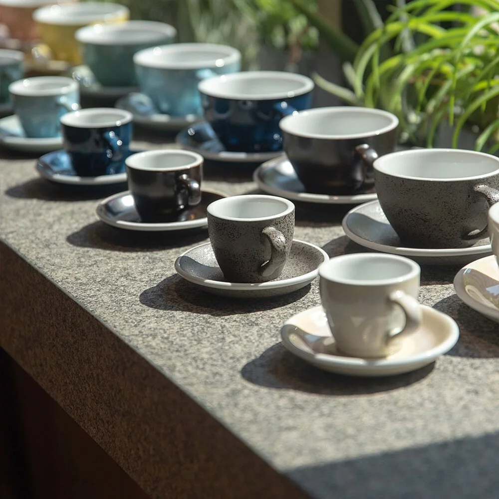 【Hook's嚴選】LOVERAMICS 愛陶樂 | 蛋形系列 - 職人色白咖啡杯盤組150ml (4色可選)