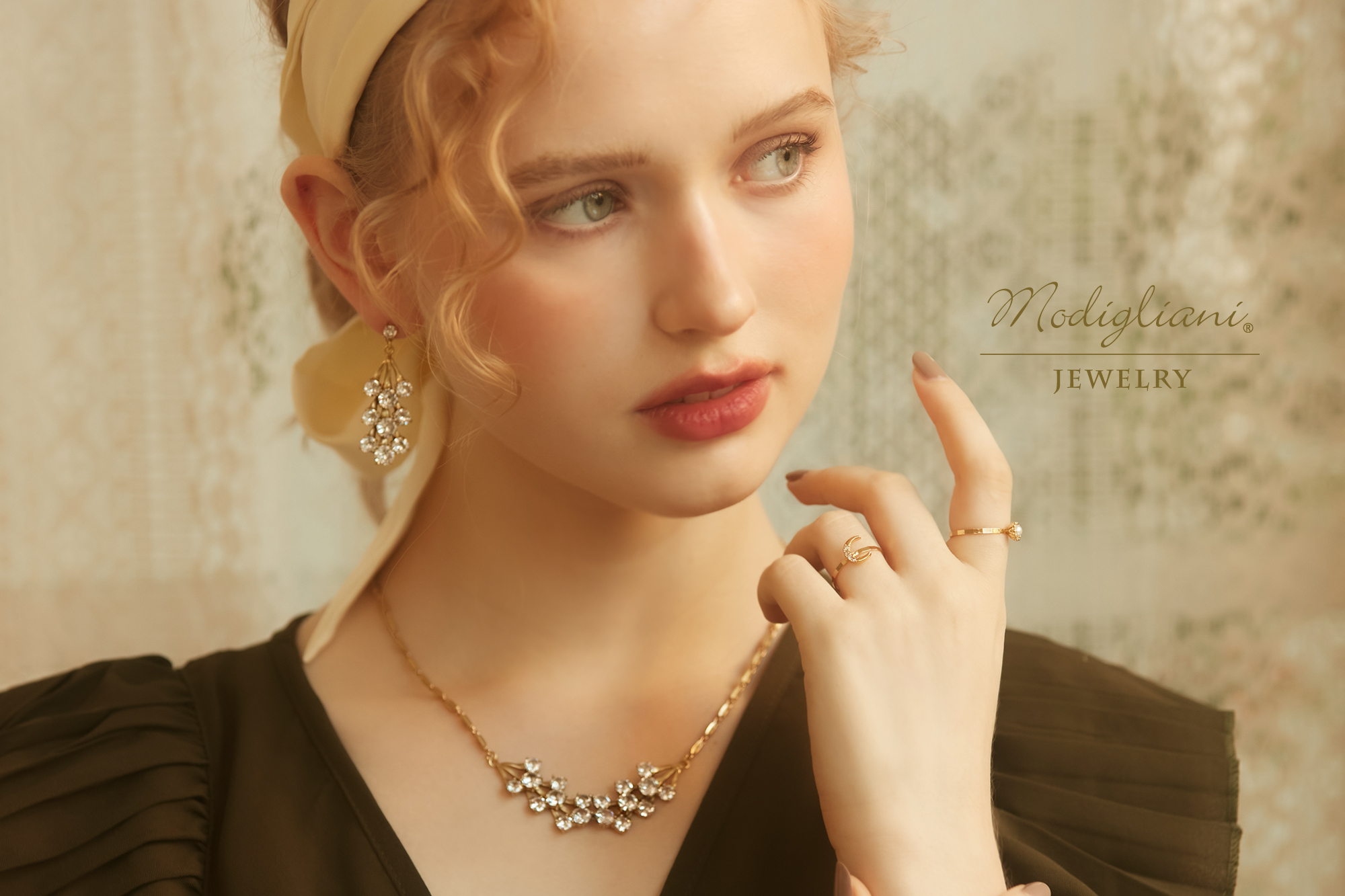 黃銅飾品,黃銅,華麗,項鍊,鎖骨鍊,搶眼,鋯石