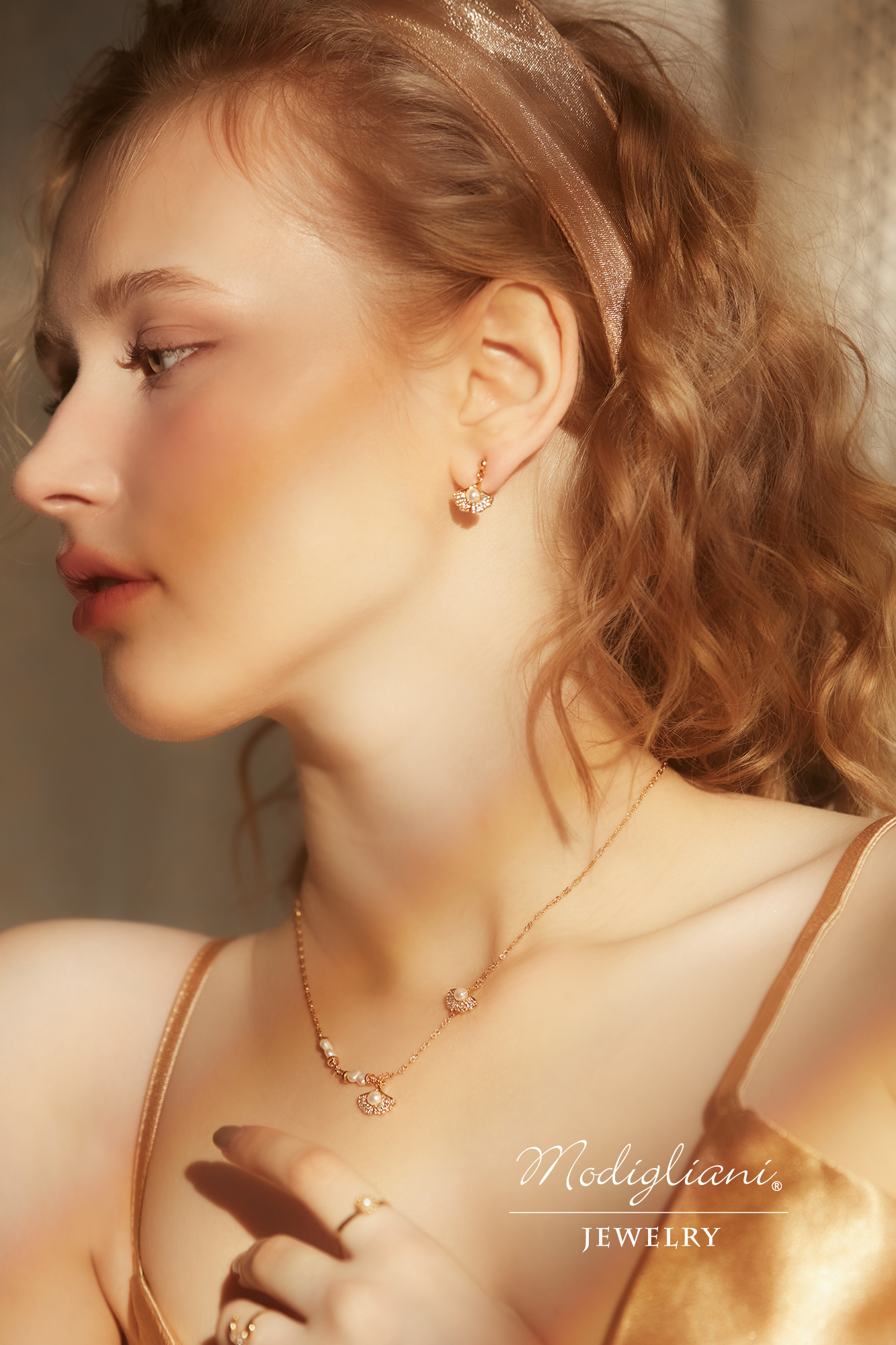 黃銅飾品,黃銅,銀杏,百搭,花草,氣質,18K金,天然珍珠,仙女,鋯石