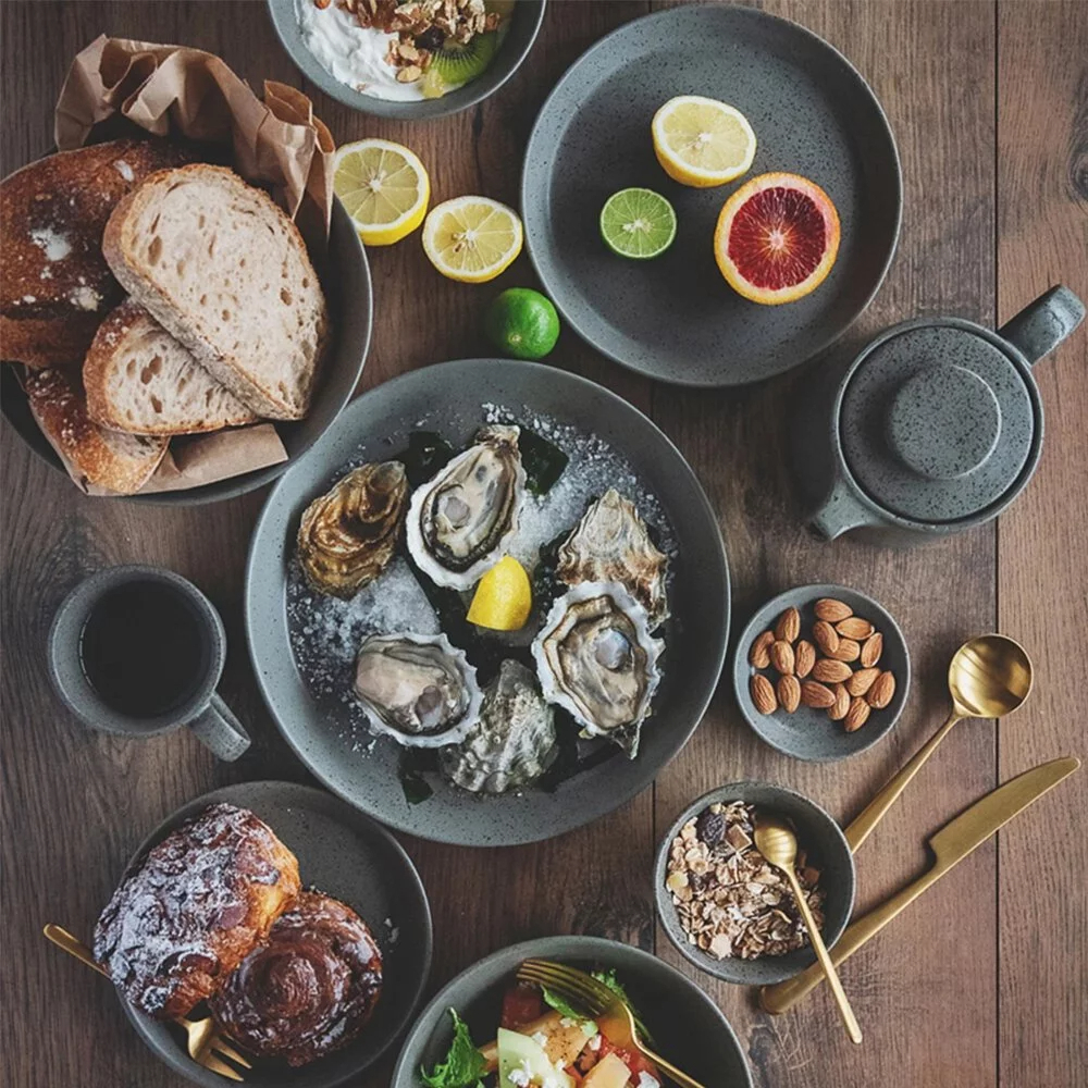 【Hook's嚴選】LOVERAMICS 愛陶樂 | 石岩系列 - 餐盤 (多尺寸可選)