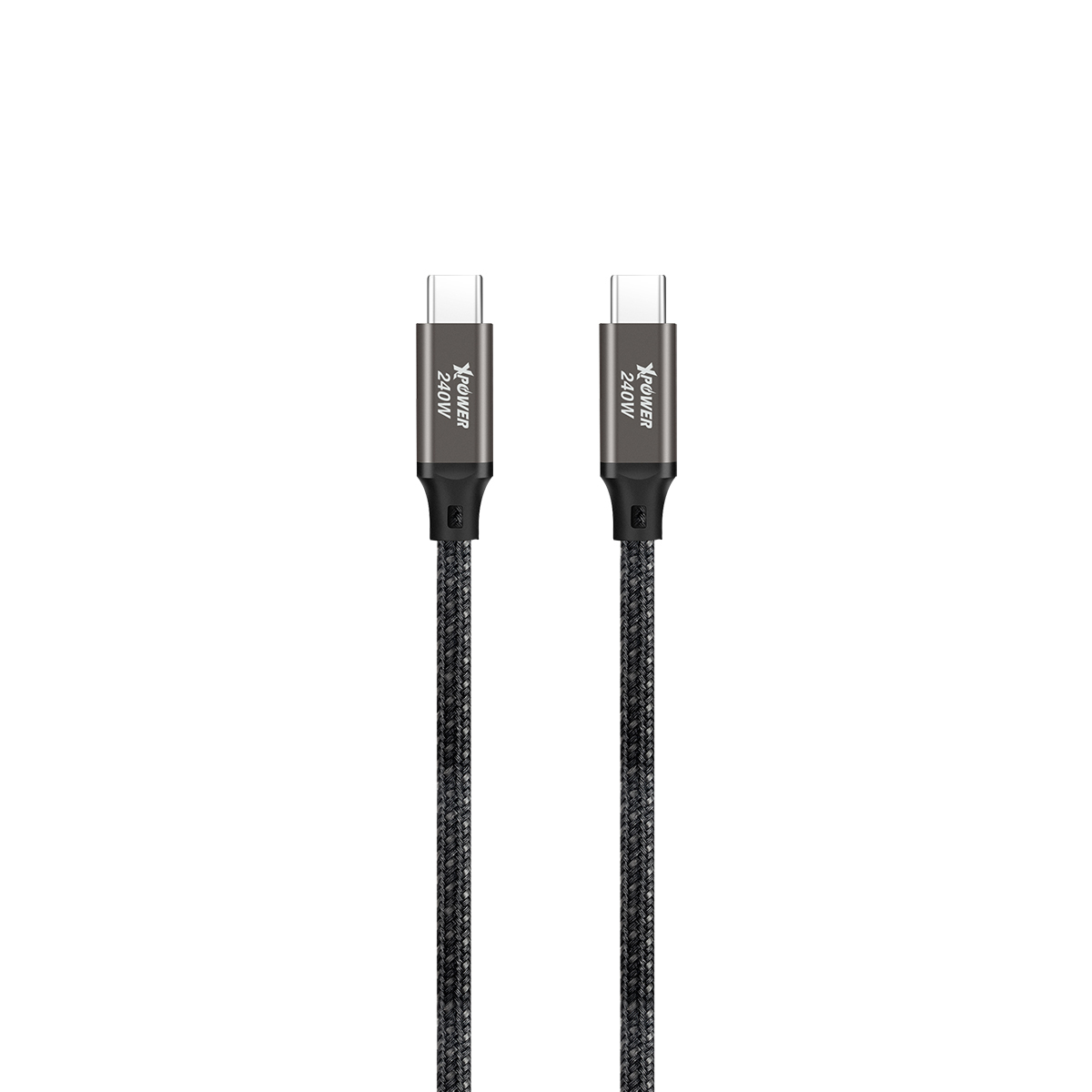 XPower CC240 1.2M 240W PD 3.1鋁合金 TYPE-C>TYPE-C傳輸充電線