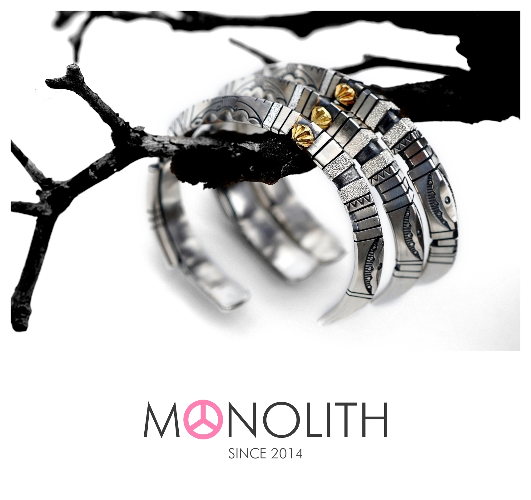 18K線條拼接【手環】