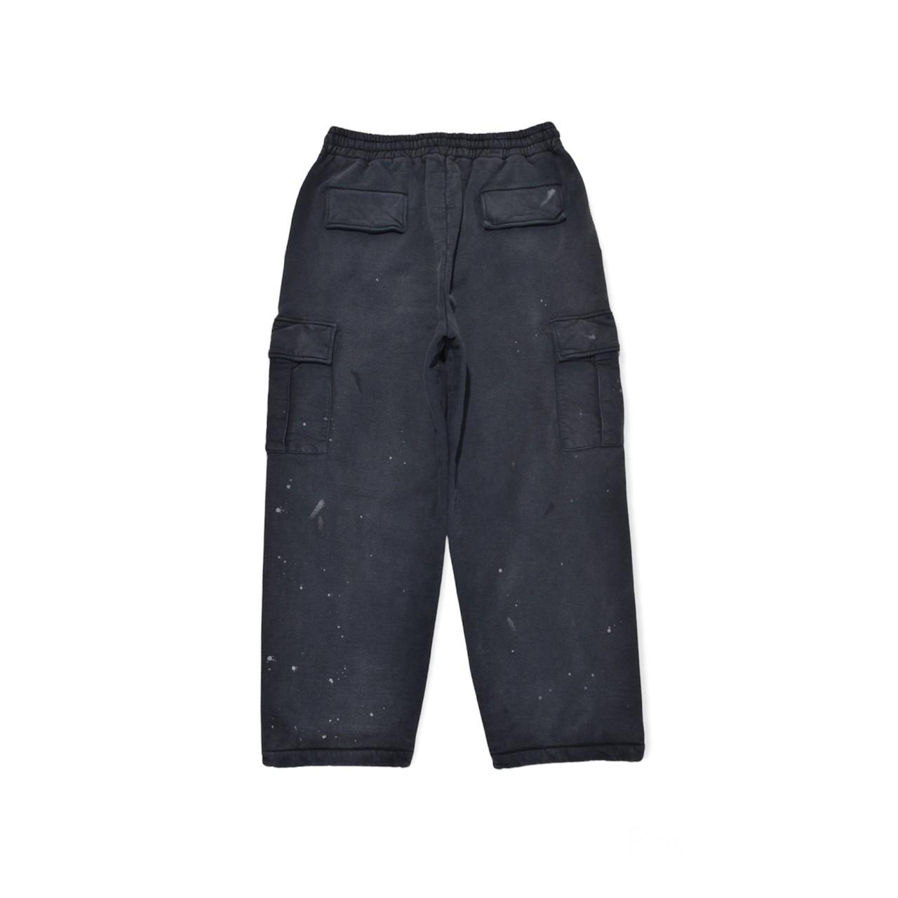 BOW WOW - SWEAT CARGO PANTS / BLACK AGEING