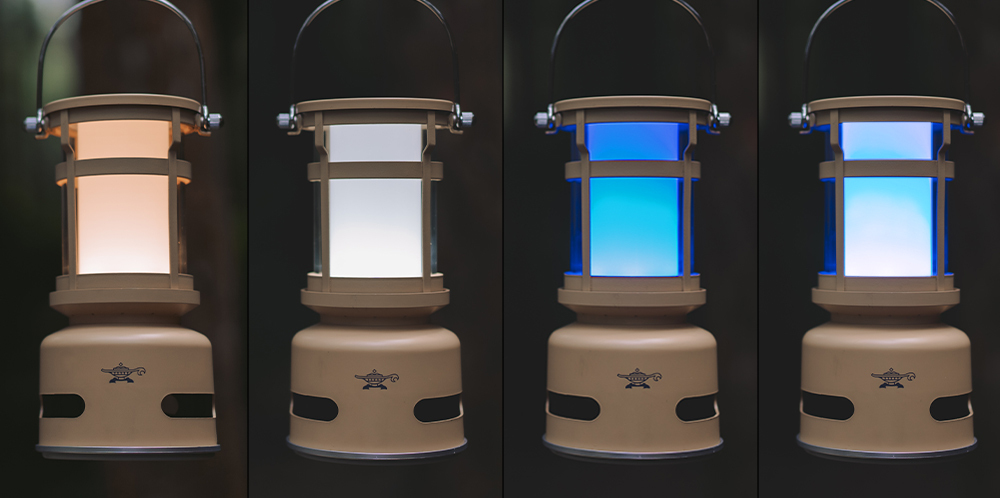 日本千石阿拉丁-神燈音箱-4種燈色變化