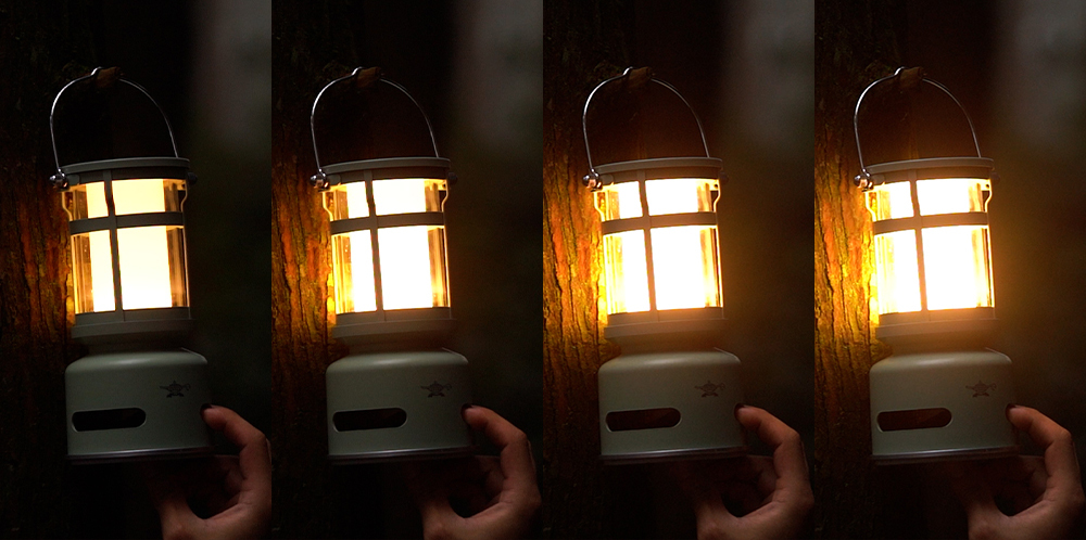 日本千石阿拉丁-神燈音箱-4階亮度變化