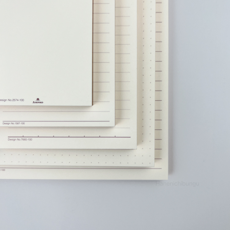 HBWA5／奶油色點格紋內頁5mm－玫瑰金刷邊（100張入）