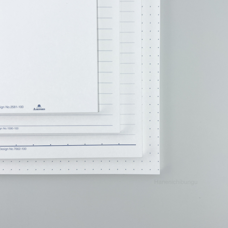 HBWA5／白色點格紋內頁5mm－銀色刷邊（100張入）