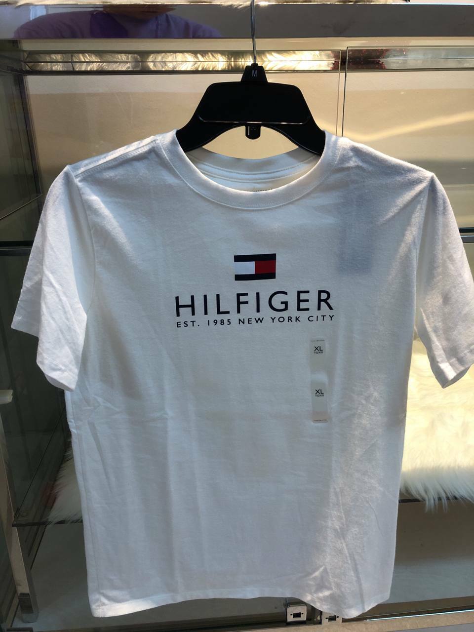 [S] TOMMY HILFIGER KIDS HILFIGER T-SHIRT,WHITE, 7191968-112 (STH70)