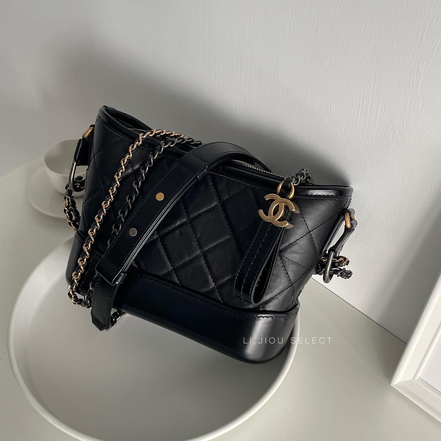 Chanel 流浪包 黑色小號 (有小瑕疵)