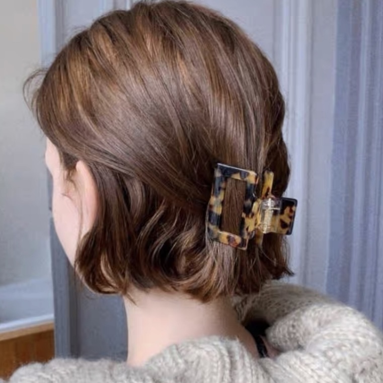 方形玳瑁款爪夾