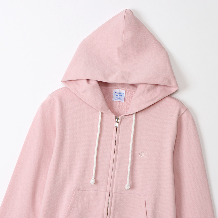 女款- 小C素面連帽外套-粉紅色 （CW-T108-911）