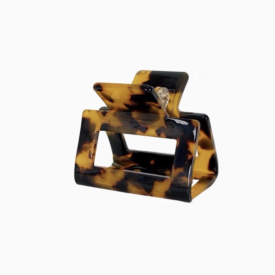 方形玳瑁款爪夾