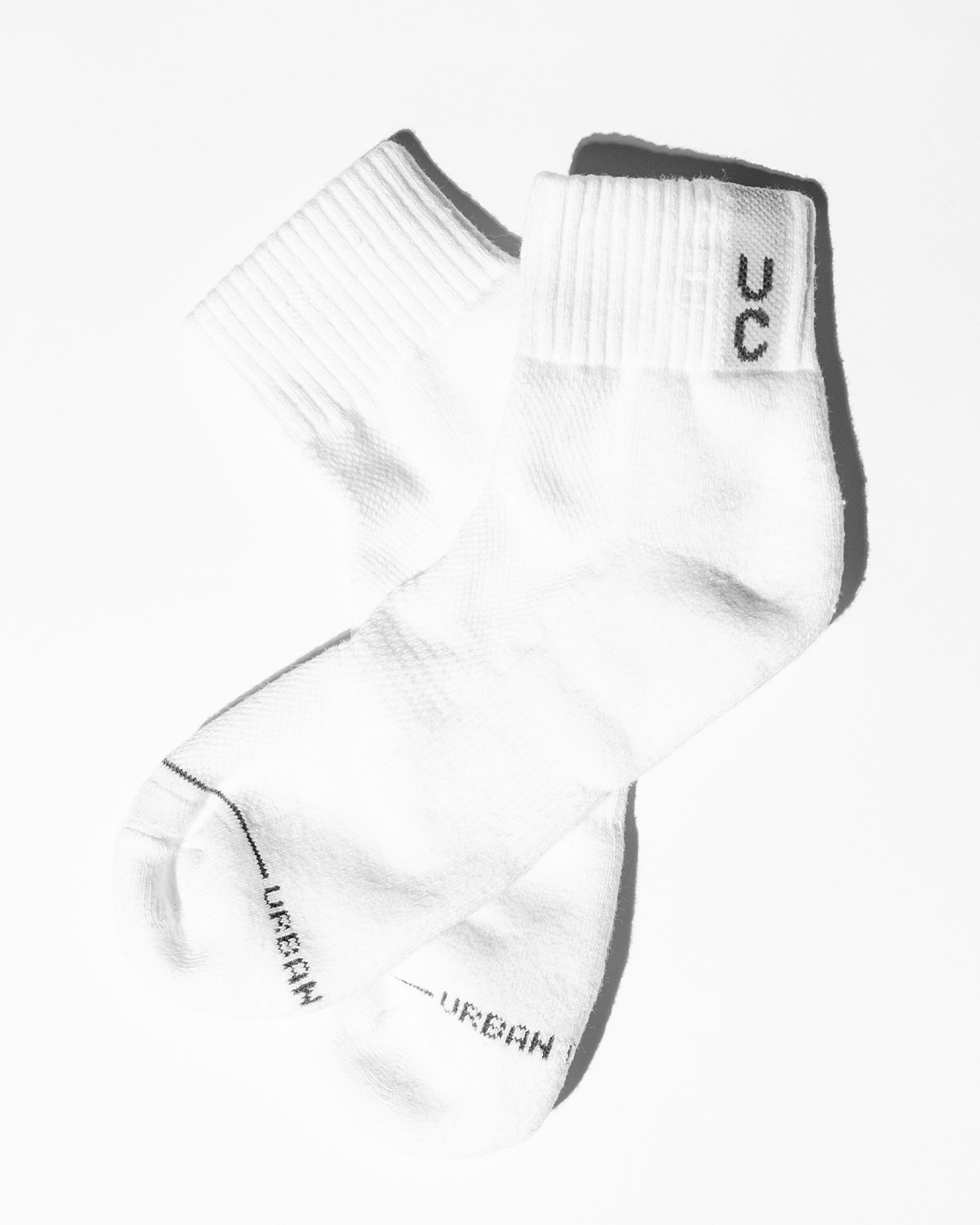 22's Crew Socks Mid｜黑、白