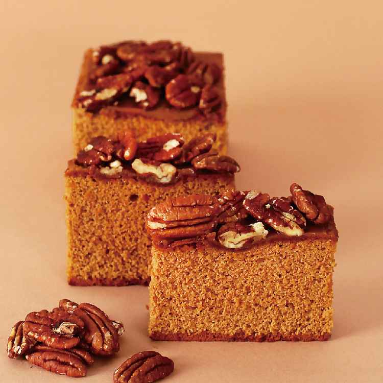 焦糖肉桂胡桃長崎蛋糕（蛋奶素）