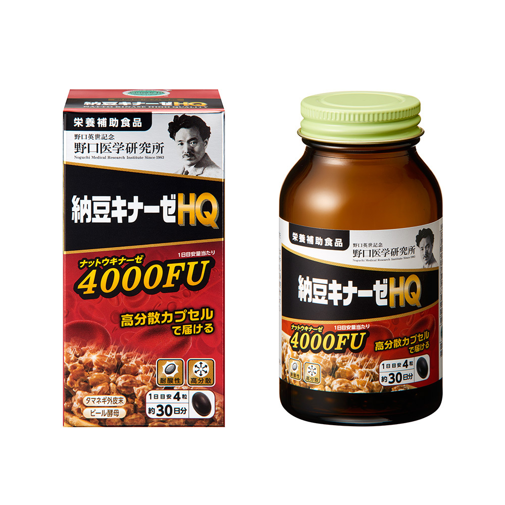 明治- 野口醫學研究所納豆激酶DX 4000fu 120粒(約30日至60日) (平行進口)