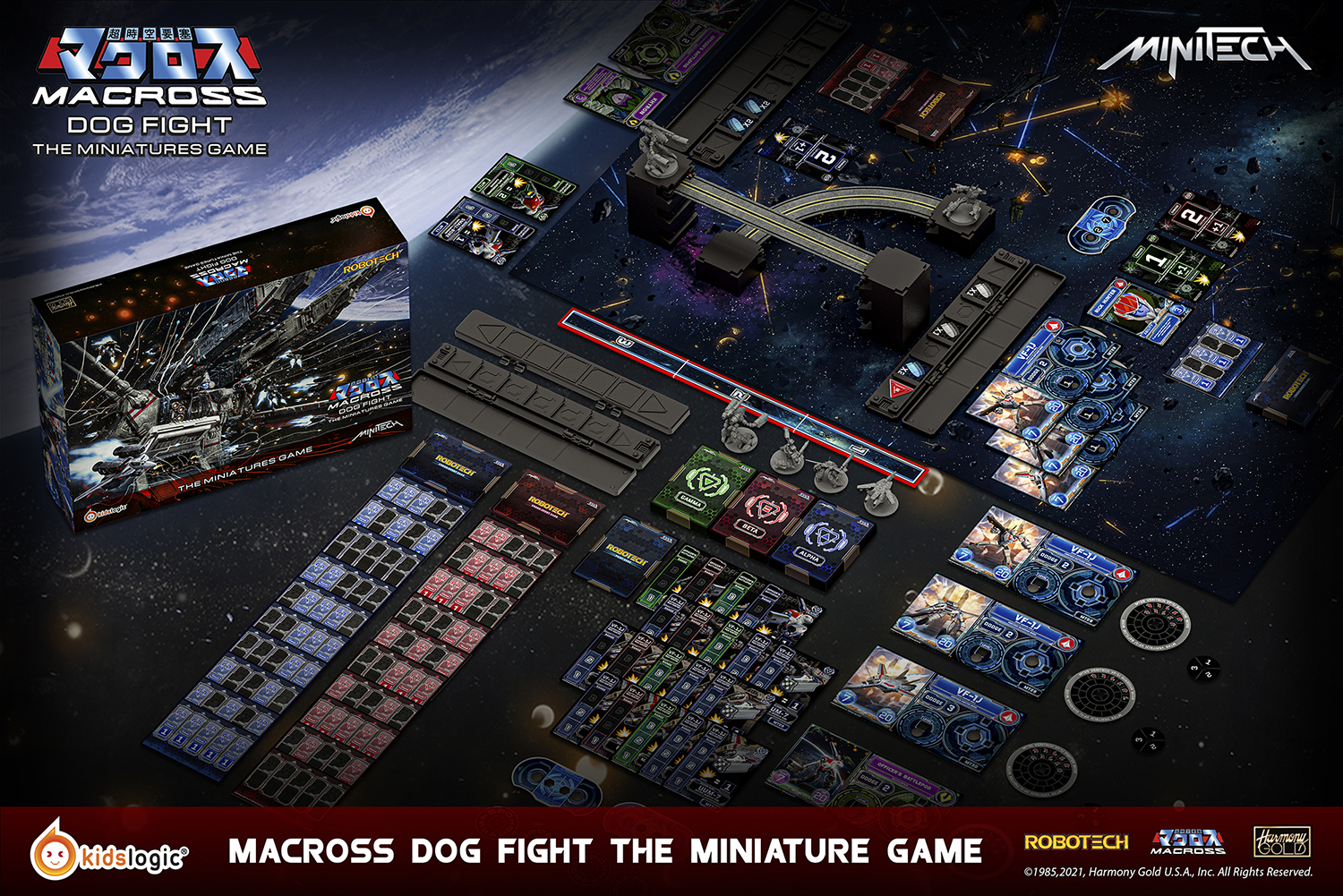 Kidslogic : BG01 Robotech Macross Dog Fight - The Miniatures Game
