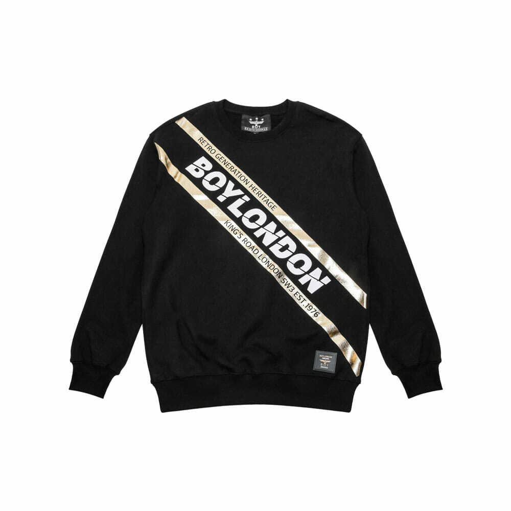 KOREA BOY LONDON RETRO BLOCKING SWEAT SHIRT