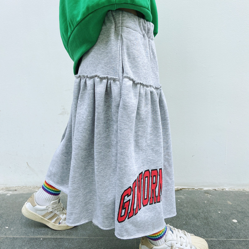 親子款 字母拼接休閒棉裙 #22082