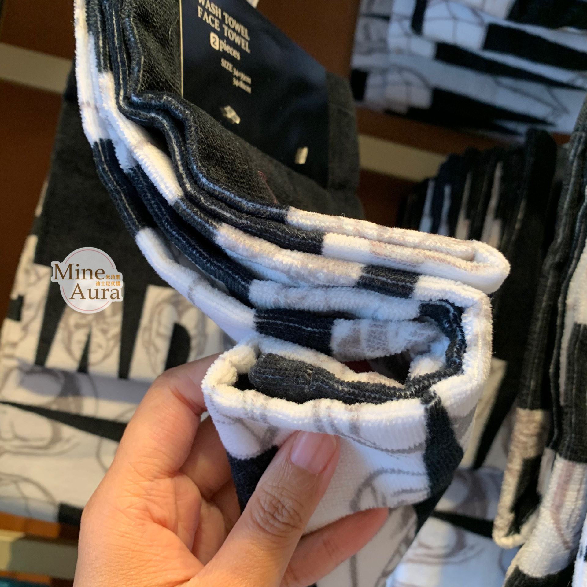 漫威 Marvel 經典logo圖案 毛巾 2入組 -香港迪士尼樂園