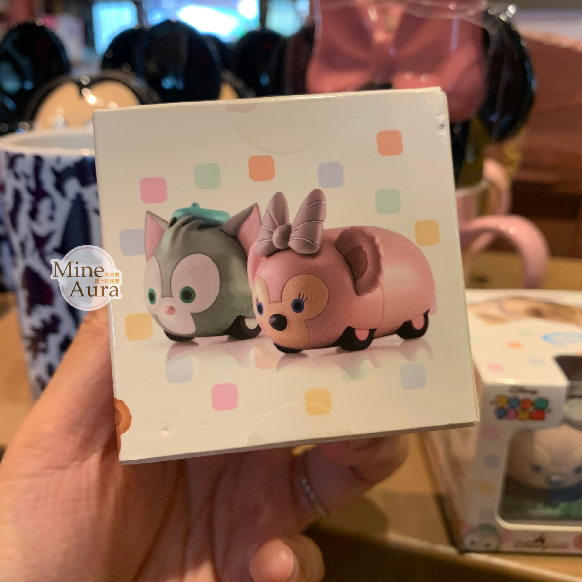 TSUM TSUM 傑拉托尼 畫家貓 Gelatoni 造型 迴力車 玩具 -香港迪士尼樂園