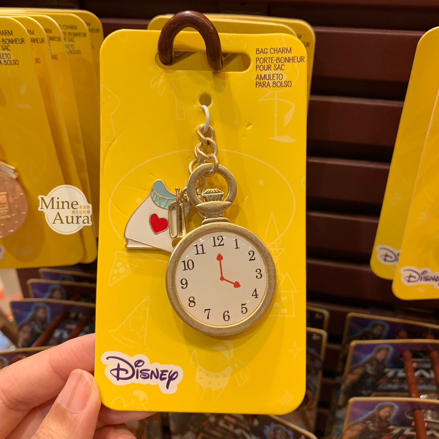 時間兔 白兔 White Rabbit 懷錶造型 鑰匙圈 吊飾 愛麗絲夢遊仙境 Alice in Wonderland -香港迪士尼樂園
