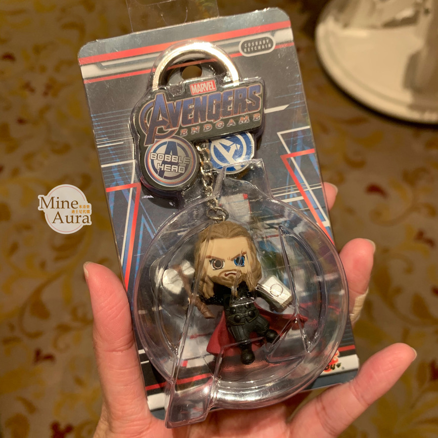 Q版 雷神索爾 Thor 立體 鑰匙圈 吊飾 漫威 Marvel -香港迪士尼樂園