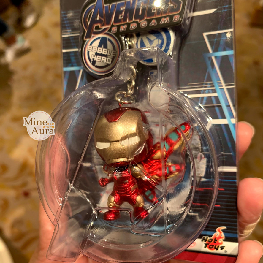 Q版 鋼鐵人 Iron Man 立體 鑰匙圈 吊飾 漫威 Marvel -香港迪士尼樂園