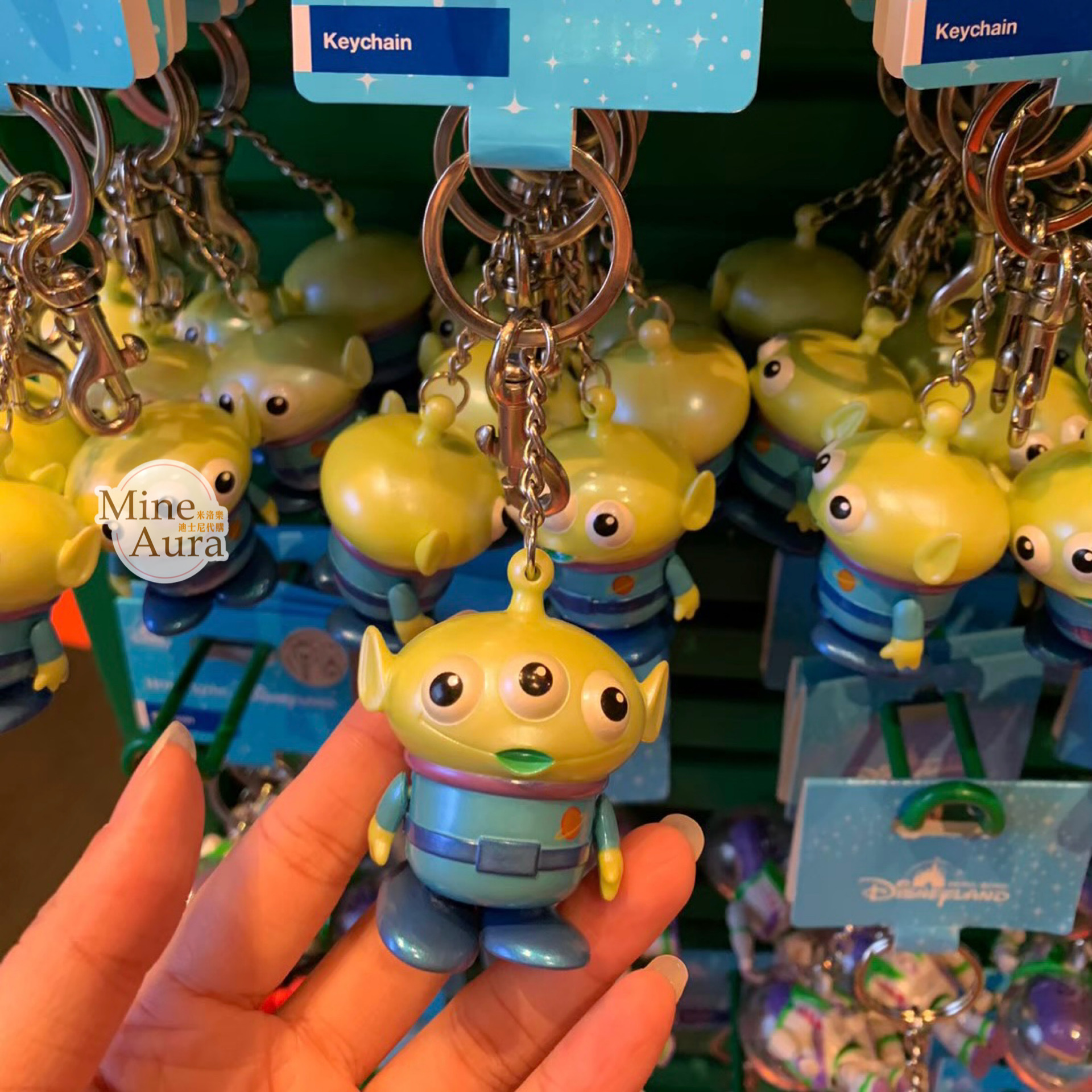 三眼怪 Alien 立體亮面 鑰匙圈 吊飾 玩具總動員 Toy Story -香港迪士尼樂園