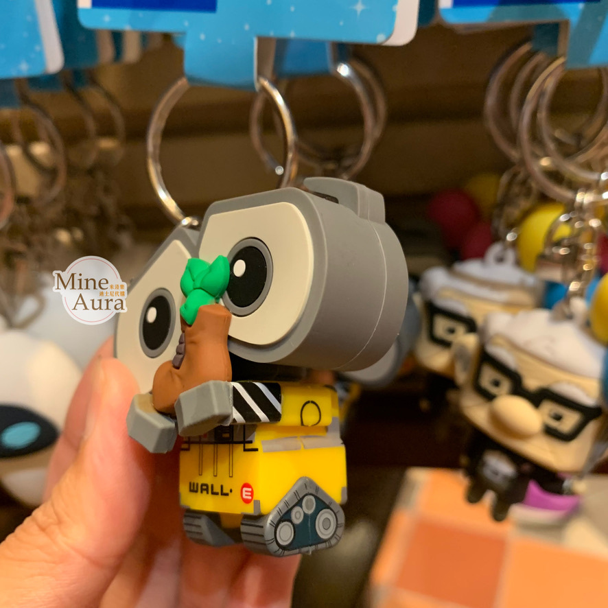 Q版 瓦力 WALL-E 立體 鑰匙圈 吊飾 -香港迪士尼樂園
