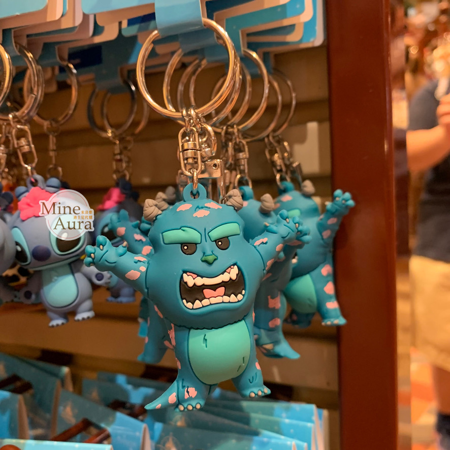 Q版 毛怪 蘇利文 Sullivan 立體 鑰匙圈 吊飾 怪獸電力公司 Monsters, Inc. -香港迪士尼樂園