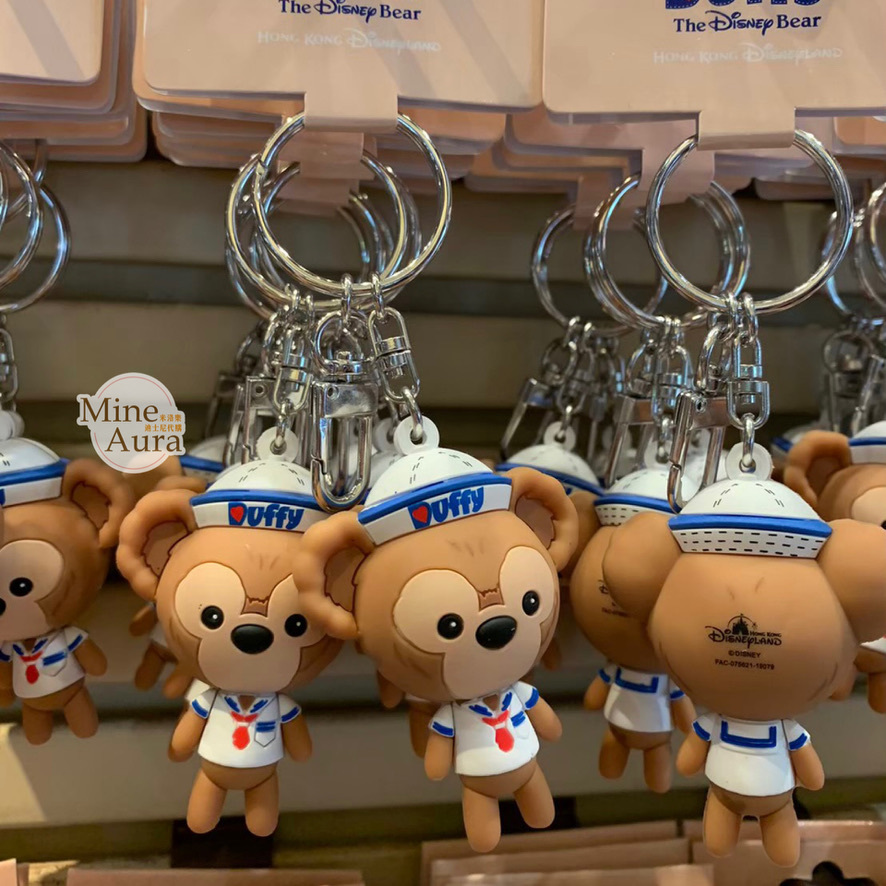 Q版 達菲 Duffy 立體 鑰匙圈 吊飾 -香港迪士尼樂園