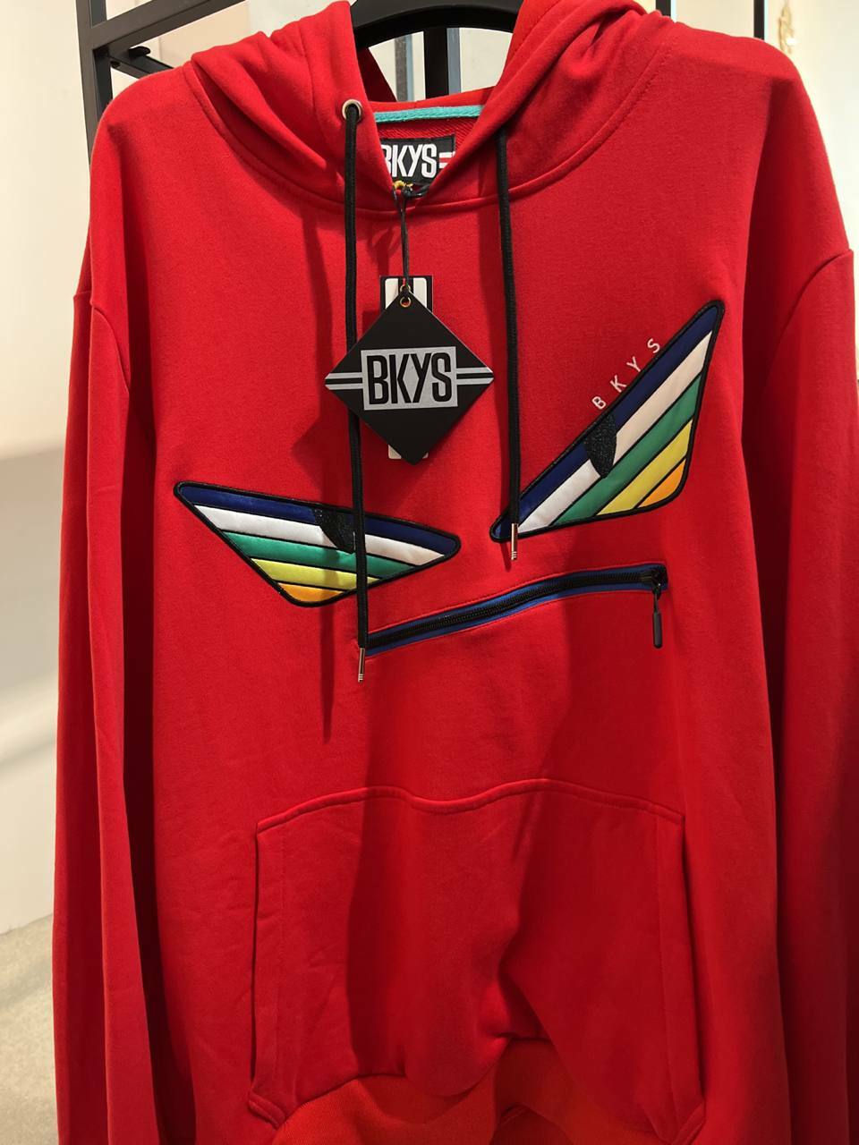 [S] LUCKY CHARM BUG EYE'S HOODIE,RED, H449-RED [FINAL SALE] (SLCM13)