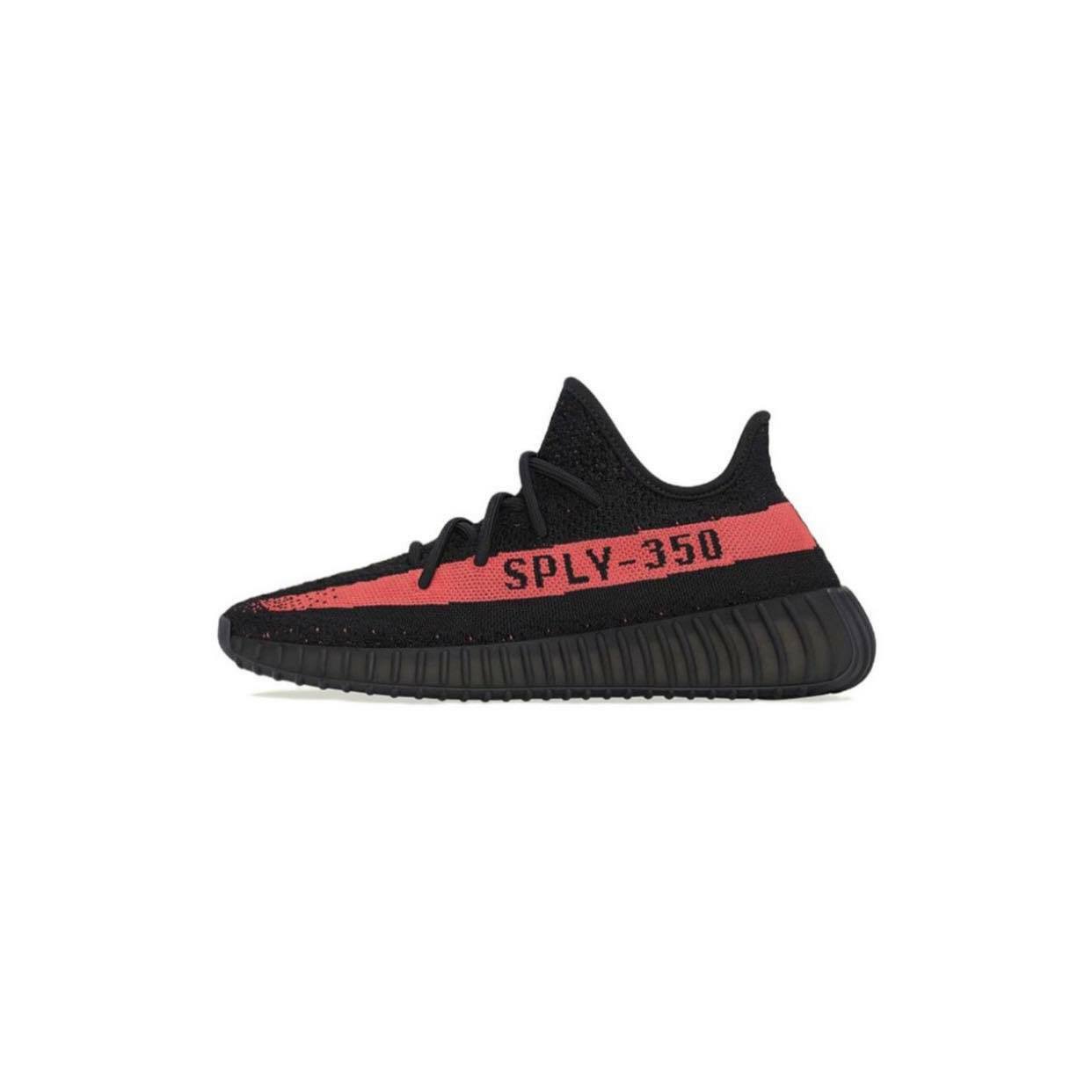 Yeezy 350 core 2025 black red