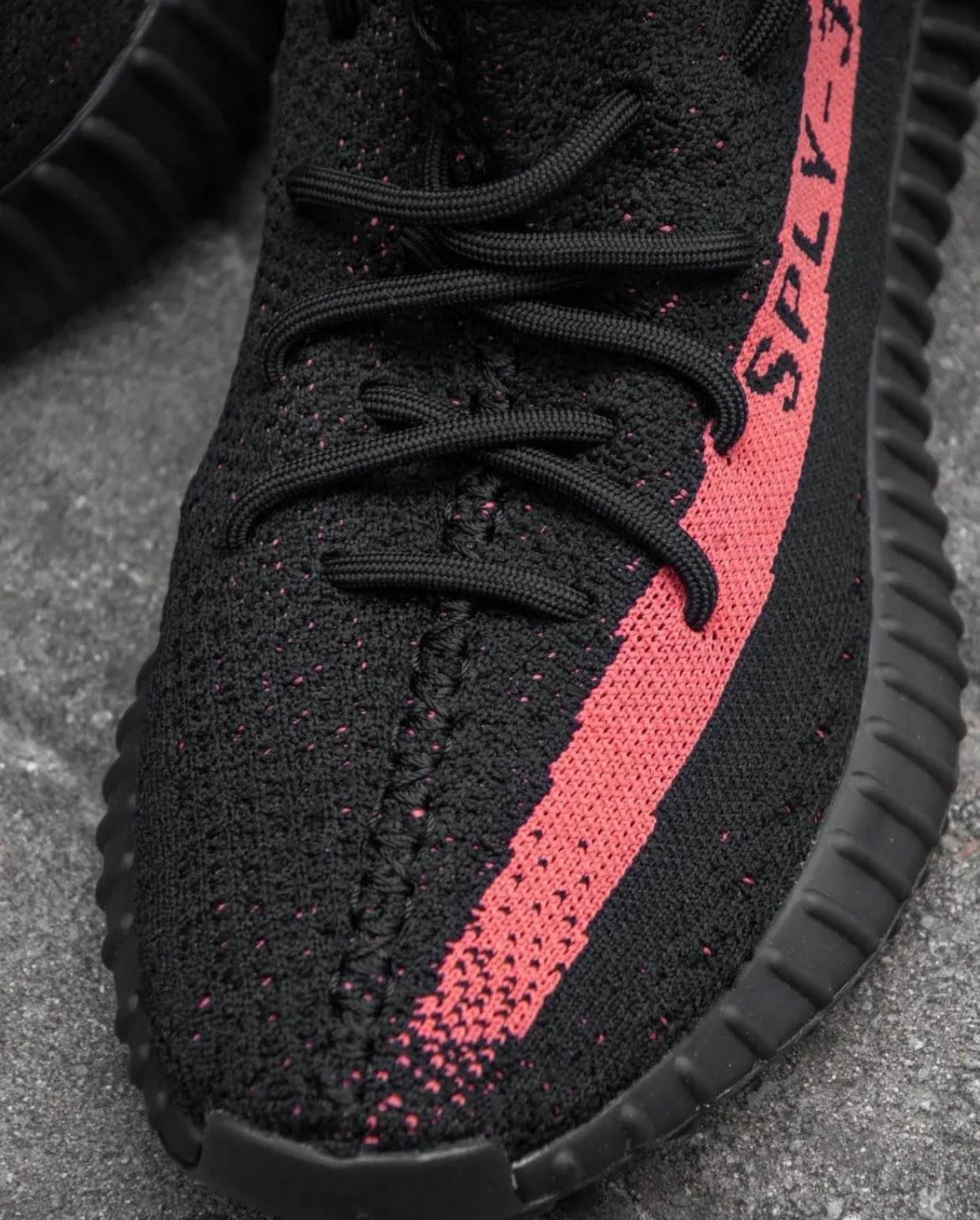 Yeezy 350 store core black red