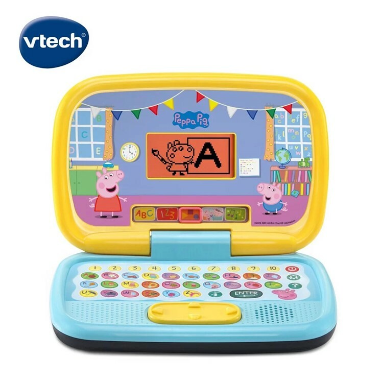 《 英國Vtech 》 粉紅豬小妹 - 互動學習小筆電