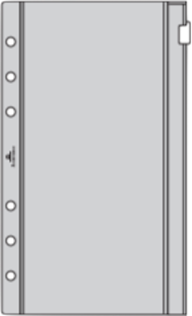 BIBLE／透明收納夾－拉鍊式