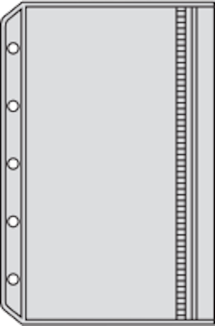 MICRO5／透明收納夾－ZIP式