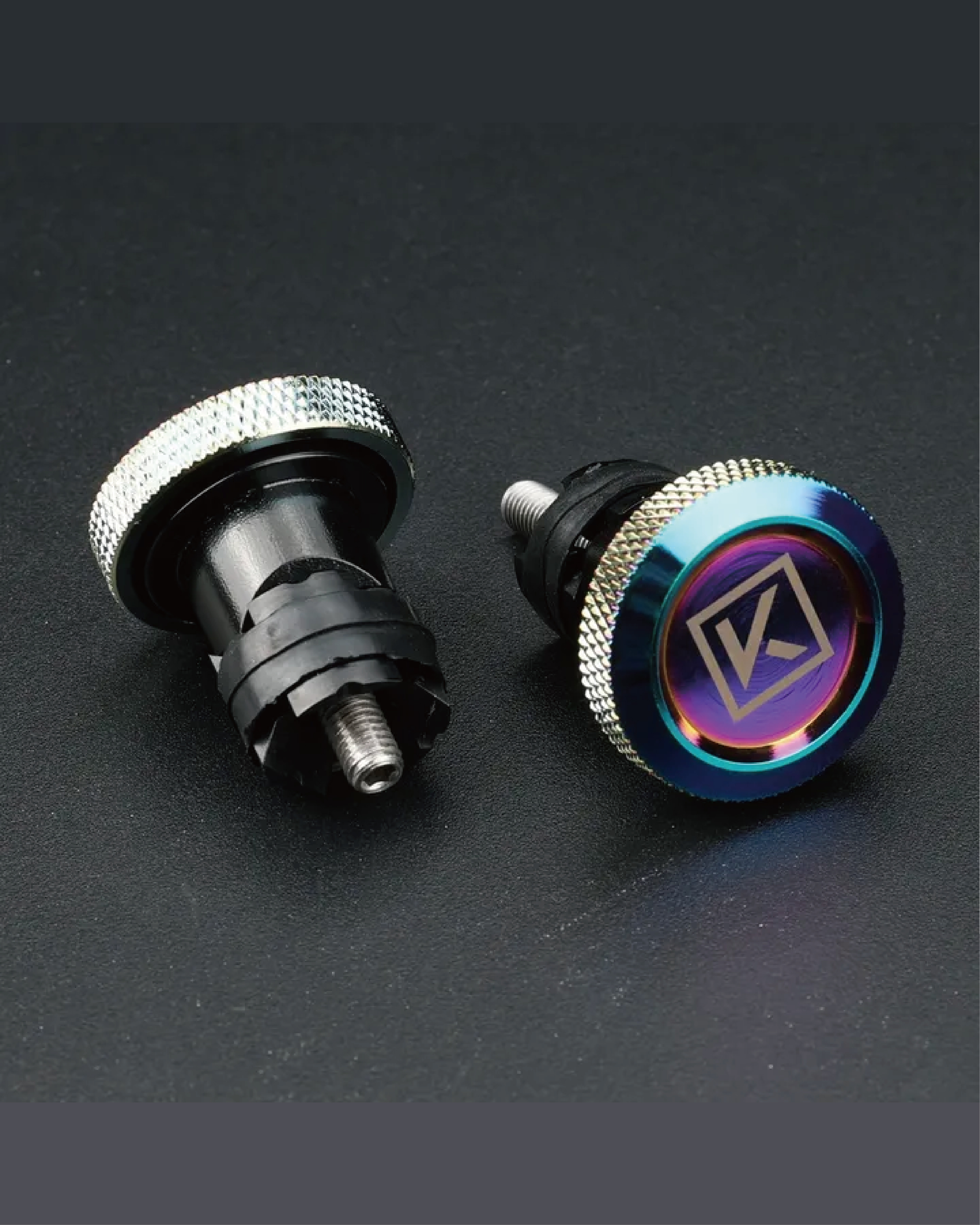 【VIAK】Kobold Bar End Set Aurora 把塞 極光彩